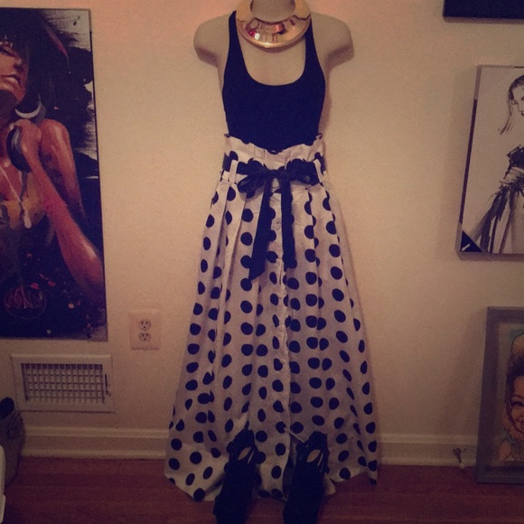 Pedro Garcia Dresses & Skirts - Long polka dot maxi skirt